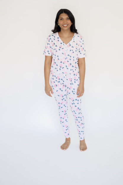 STRAWBERRY LOVE Women's Short Sleeve Loungewear