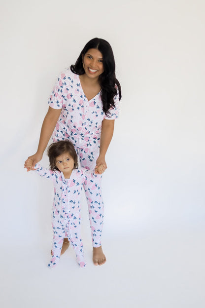 Strawberry Loungewear Set, Women's Short Sleeve Loungewear Set – Jelly Comfort