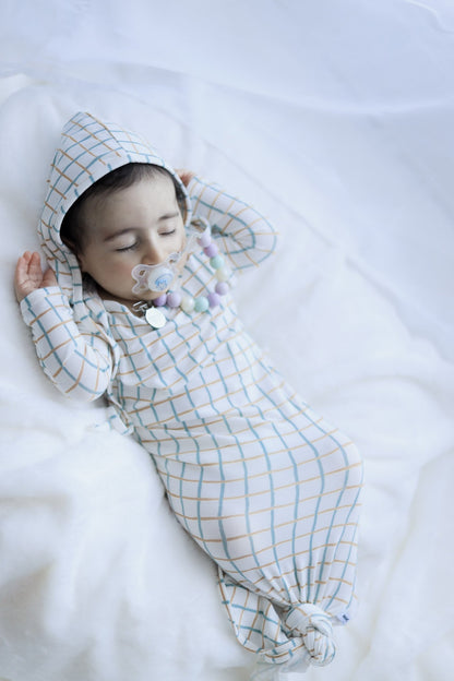 Baby Noah Knotted Gown, Knotted Gowns - Jelly Comfort